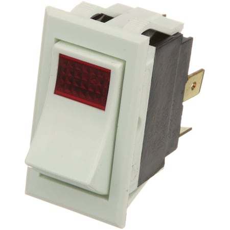 Hobart Lighted Rocker Switch 7/8 X 1-1/2 Spst 411496-B4